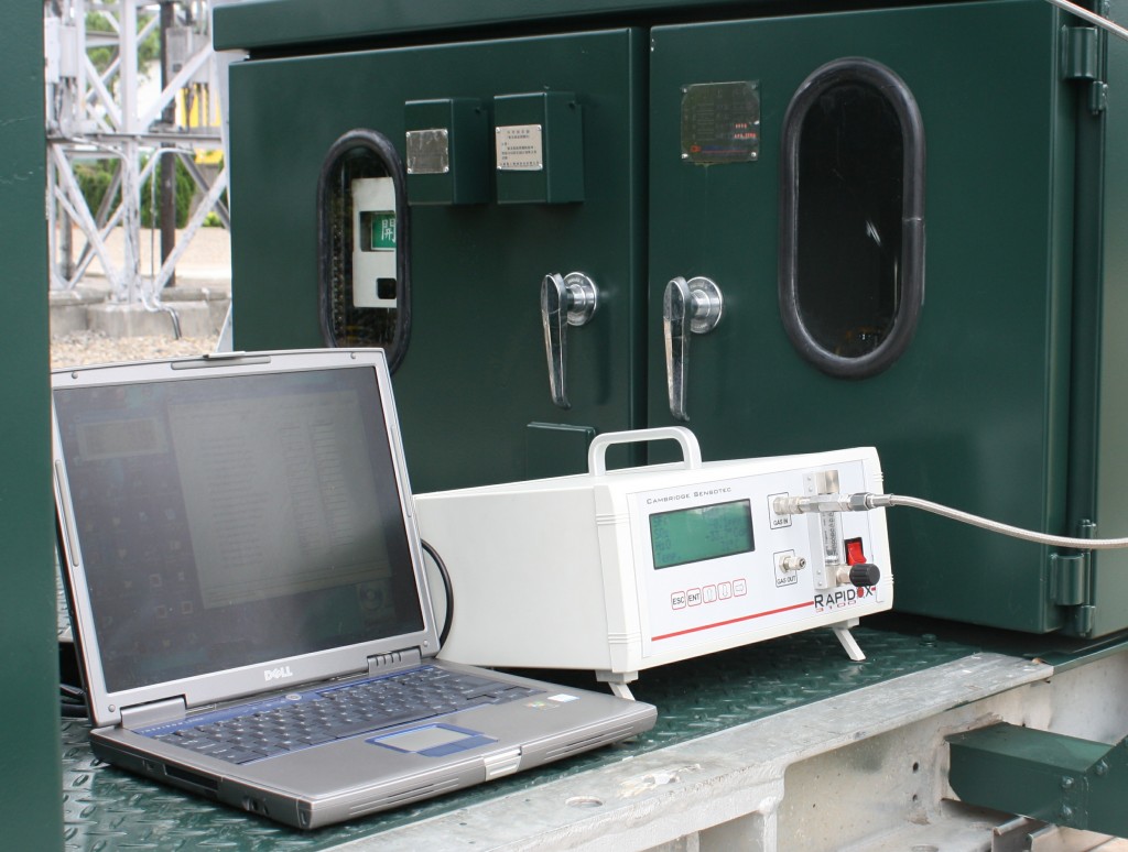 Rapidox 3100-C IR SF6 gas analyser.