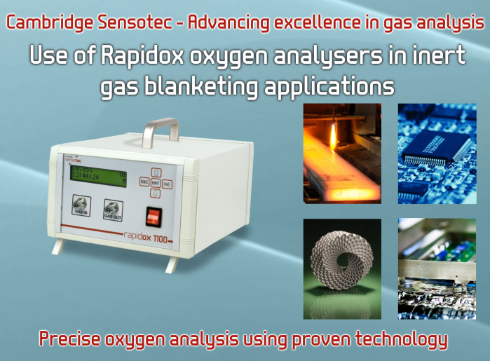 Use Of Rapidox Oxygen Analysers in Nitrogen Blanketing Applications
